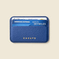 Mag Safe Leather Wallet with RFID - Cobalt by CASUPO