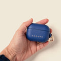 Leather Airpod Case - Cobalt by CASUPO