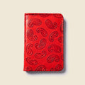 Compact Bifold with RFID Protection - Red Paisley by CASUPO