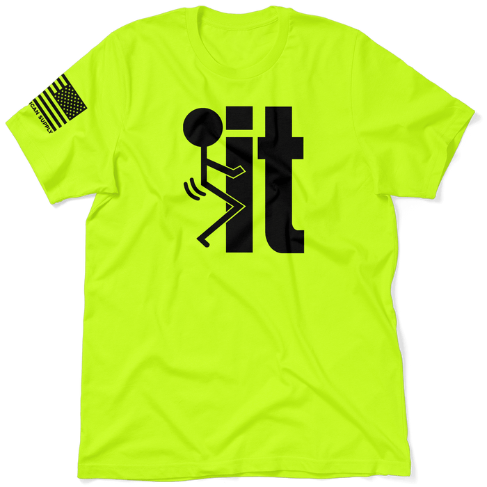 F It - Safety Yellow T-Shirt by Armed American Supply