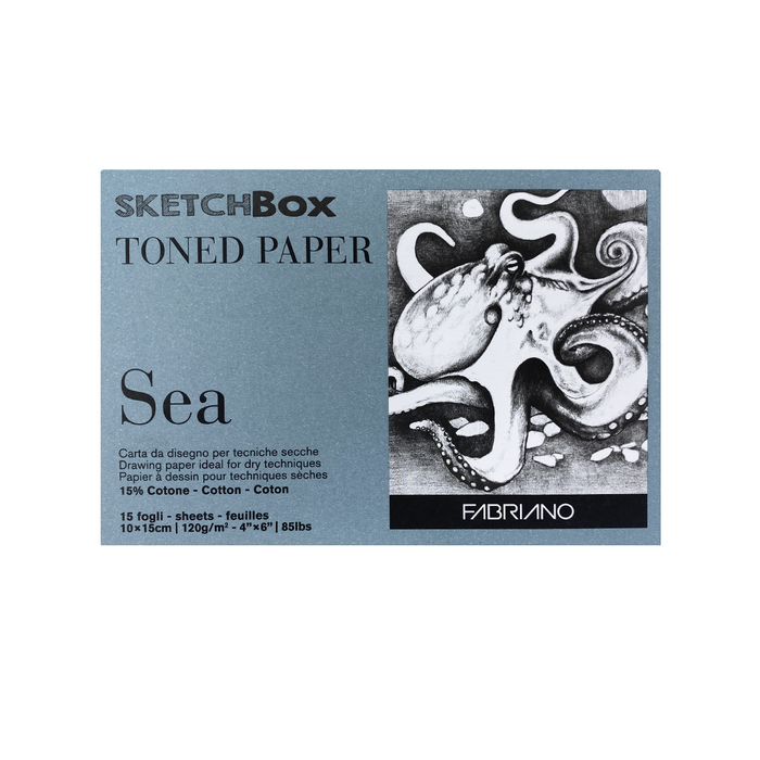 Fabriano Toned Paper Pad - Sea 4x6 by ShopSketchBox