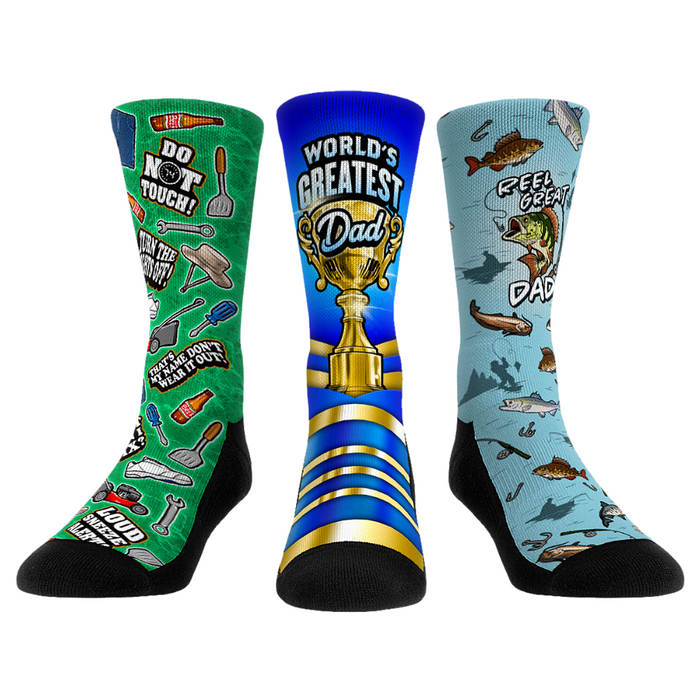 Father's Day - Dad - 3-Pack by Rock 'Em Socks