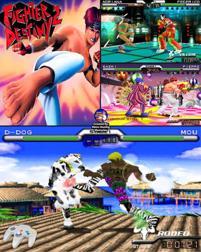 Fighter Destiny 2 N64 Nintendo 64 Video Game Cartridge 2000