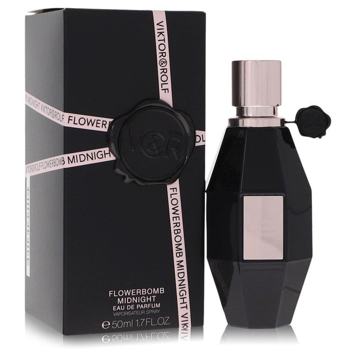 Flowerbomb Midnight by Viktor & Rolf Eau De Parfum Spray 1.7 oz for Women by Avera Group