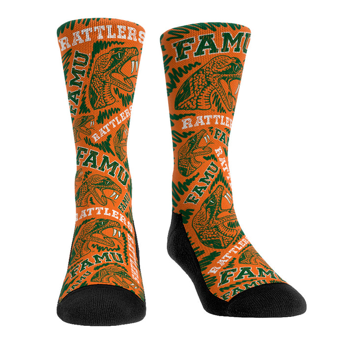 Florida A&M Rattlers - Logo Sketch by Rock 'Em Socks