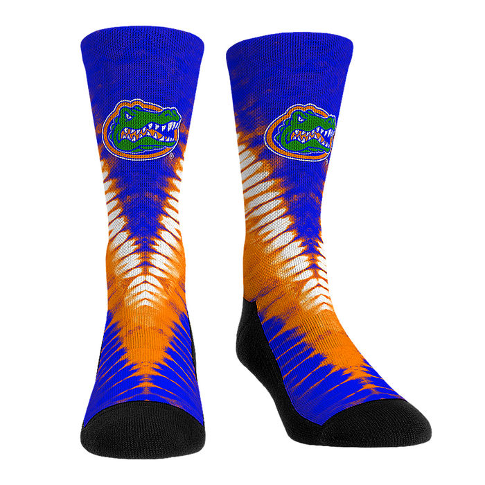 Florida Gators - V Shape Tie Dye by Rock 'Em Socks