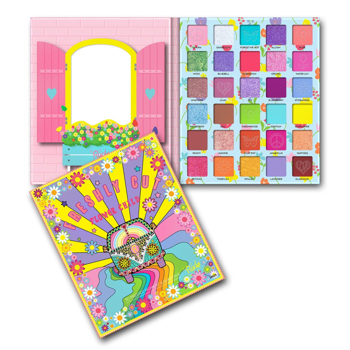 RUDE Flower Child 30 Pressed Pigment and Shadows Palette by Avera Group