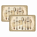 Bibb Home 1-2 Pack Anti Fatigue Cushioned Kitchen Mats by DailySale