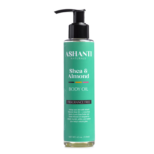 Shea & Almond Body Oil - Fragrance Free by AshantiNaturals