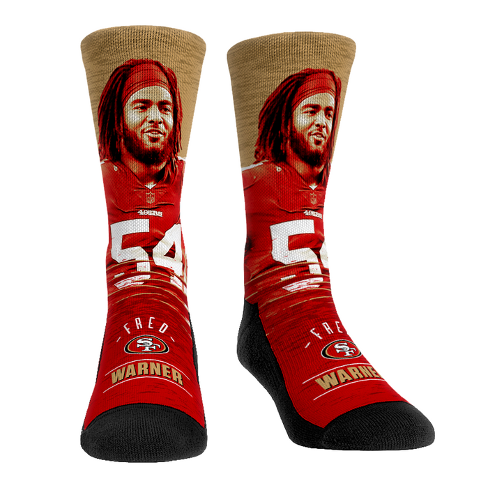 Fred Warner - San Francisco 49ers - Jumbotron by Rock 'Em Socks
