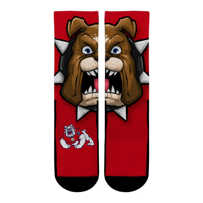 Fresno State Bulldogs - Mascot by Rock 'Em Socks
