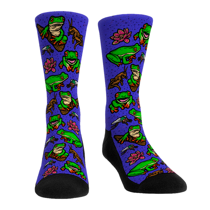 Frogs All-Over by Rock 'Em Socks