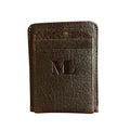 Full-grain Front Pocket Leather Wallet With RFID by MiamiLeathers.com