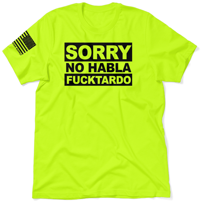 F*cktardo - Safety Yellow T-Shirt by Armed American Supply