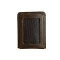 Full-grain Front Pocket Leather Wallet With RFID by MiamiLeathers.com
