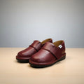 Kids Slip-On Dress Shoes – Toddler School & Wedding Shoes with Easy-Close Velcro Strap by ozznekshoes