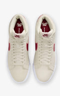 NIKE SB ZOOM BLAZER MID - PALEIVORY/ NOBLERED by Richmond Hood Company