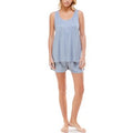 Roudelain Ribbed Tank Top and Shorts Loungewear Set, Size Medium by Vanessa Jane