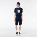 Lacoste Men's Colorblock Fleece Shorts by I-Max Fashions