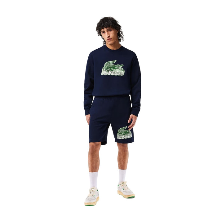 Lacoste Men's Unbrushed Cotton Fleece Shorts by I-Max Fashions