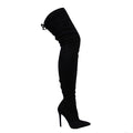 Gisele -50 Black Ultra Suede {Order 1/2 Size Larger} by The House of Stylez