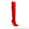 Gisele - Red Ultra Suede {Order 1/2 Size Larger}