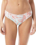 Vince Camuto Printed Shirred Bikini Swim Bottom Swimsuit by Vanessa Jane