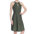 Guess Womens Halter Lace up Mini Dress,Size 2 by Vanessa Jane