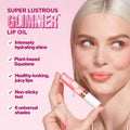 Revlon Super Lustrous Glimmer Lip Oil Moisturizing 004 Gone Rose 0.13 fl oz - New by This is Beauty US