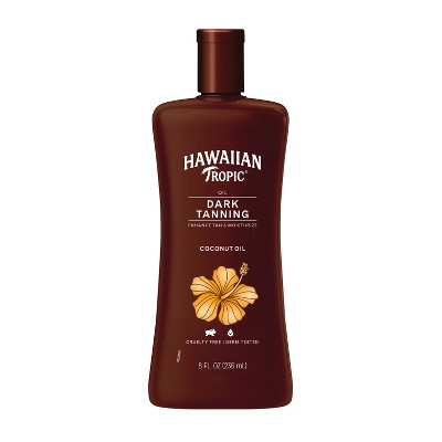 Hawaiian Tropic Dark Tanning Oil 8oz - Imperfect Container by This is Beauty US