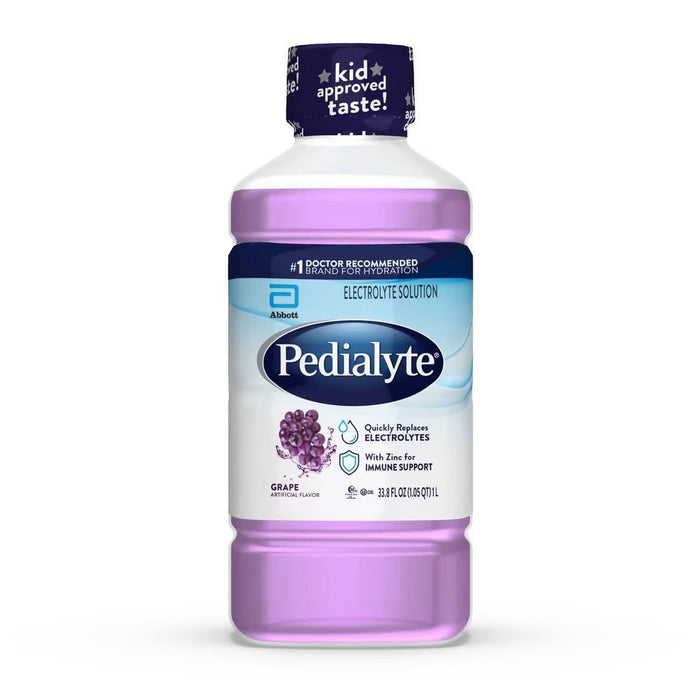 Oralyte Pediatric Electrolyte Solution, Grape Flavor, 33.8 fl oz (1 Liter) by Pasteur Pharmacy
