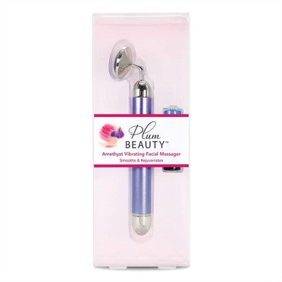Plum Beauty Amethyst Vibrating Facial Massager - New by This is Beauty US
