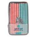 Conair Heatless Spiral Curl Rollers Coral & Teal 18pcs - New by This is Beauty US