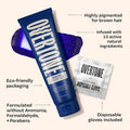 Overtone Indigo Iris Hair Mask Semi-Permanent Hair Dye & Color Conditioner Blue for Brown & Blonde Hair - New by This is Beauty US