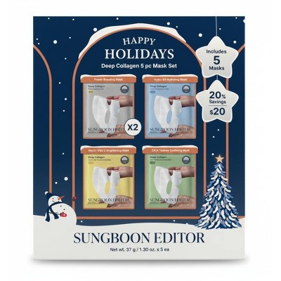 SUNGBOON EDITOR Deep Collagen Overnight Mask Gift Set 5ct - Imperfect Box by This is Beauty US