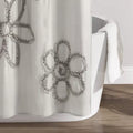 Lush Decor Ruffle Flower Shower Curtain by Vanessa Jane