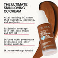 Pacifica Ultra CC Cream Radiant Foundation with SPF 17 Cool/Deep 1 fl oz - Imperfect Box by This is Beauty US