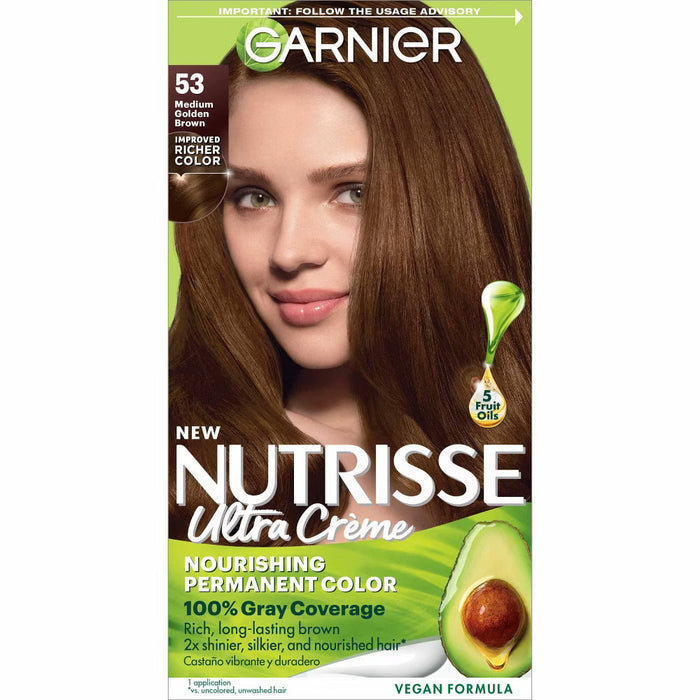 Garnier Nutrisse Ultra Color Nourishing Color Creme 53 Medium Golden Brown by Pasteur Pharmacy