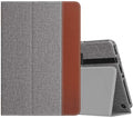 Gray Fabric Texture Folio Case - Amazon Fire HD 8 and Fire HD 8 Plus (2020-2024 release) by Zerodamage Sahara Case LLC