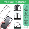 Sublimation Blanks Samsung Galaxy Black Phone Cases for S26|S25|S24|S23|S22|S21|S20|FE|Ultra|Plus by INNOSUB USA