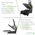 Galaxy Press Flat Press GS-105HS 16x20 Semi-auto Het Press Machine by INNOSUB USA