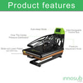 Galaxy Press Flat Press GS-105HS 16x20 Semi-auto Het Press Machine by INNOSUB USA