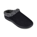 Haggar Men’s Faux-Suede Clog Slippers With Fleece Collar by Vanessa Jane