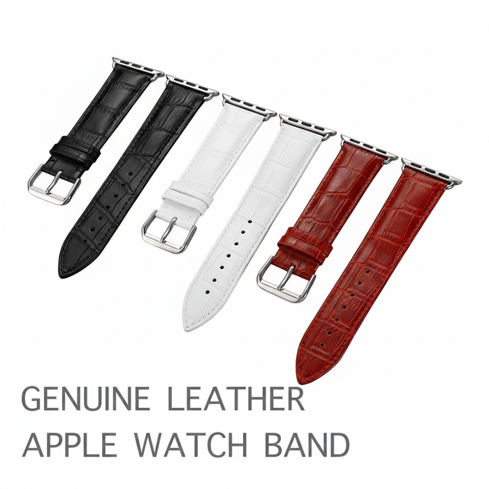 Leather Apple Watch Band Series 11/10/9/8/7/6/5/4/ SE / Ultra 1/2/3 by Arleathercraft