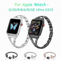 Stainless Steel Apple Watch Strap Series 11/10/9/8/7/6/5/4/ SE / Ultra 1/2/3 by Arleathercraft