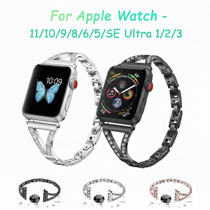 Stainless Steel Apple Watch Strap Series 11/10/9/8/7/6/5/4/ SE / Ultra 1/2/3 by Arleathercraft
