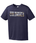 NCAA George Washington Colonials Youth Boys Diagonal Short sleeve, Size Medium by Vanessa Jane