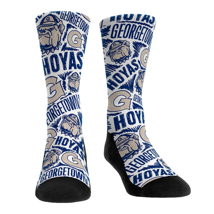 Georgetown Hoyas - Logo Sketch by Rock 'Em Socks