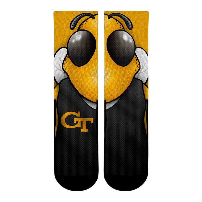 Georgia Tech Yellow Jackets - Buzz Mascot by Rock 'Em Socks