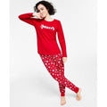 Family Pajamas Womens Snowflake Mix It Set by Vanessa Jane